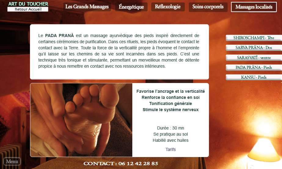 PADA PRANA : massage ayurvedique, energetique et reflexologie- Montpellier - Clermont l'herault - pezenas